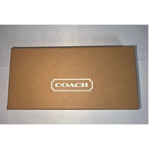 Coach Vintage Brown Brass Keyfob Gift Box Small Accessory Packaging